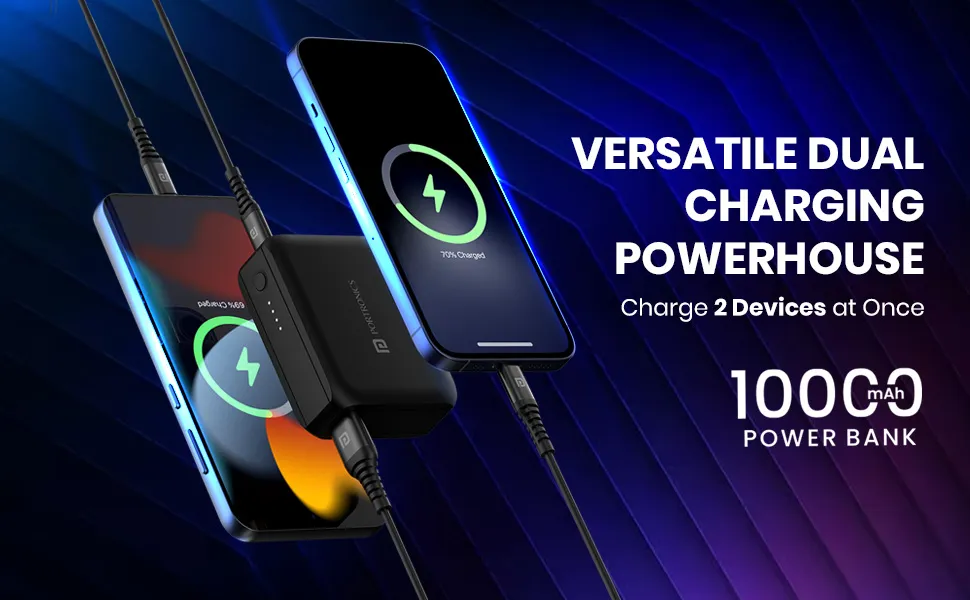 Portronics PowerPulse 30 Advanced 10000 mAh Nano Power Bank (Black) overview 3