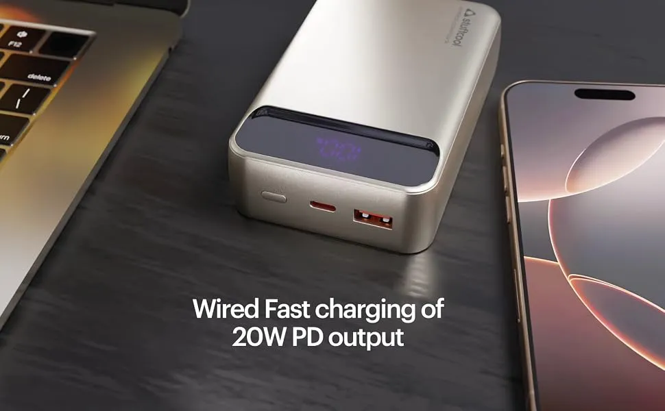 Stuffcool Click 20000mAh Slim Magnetic Wireless Powerbank overview 4