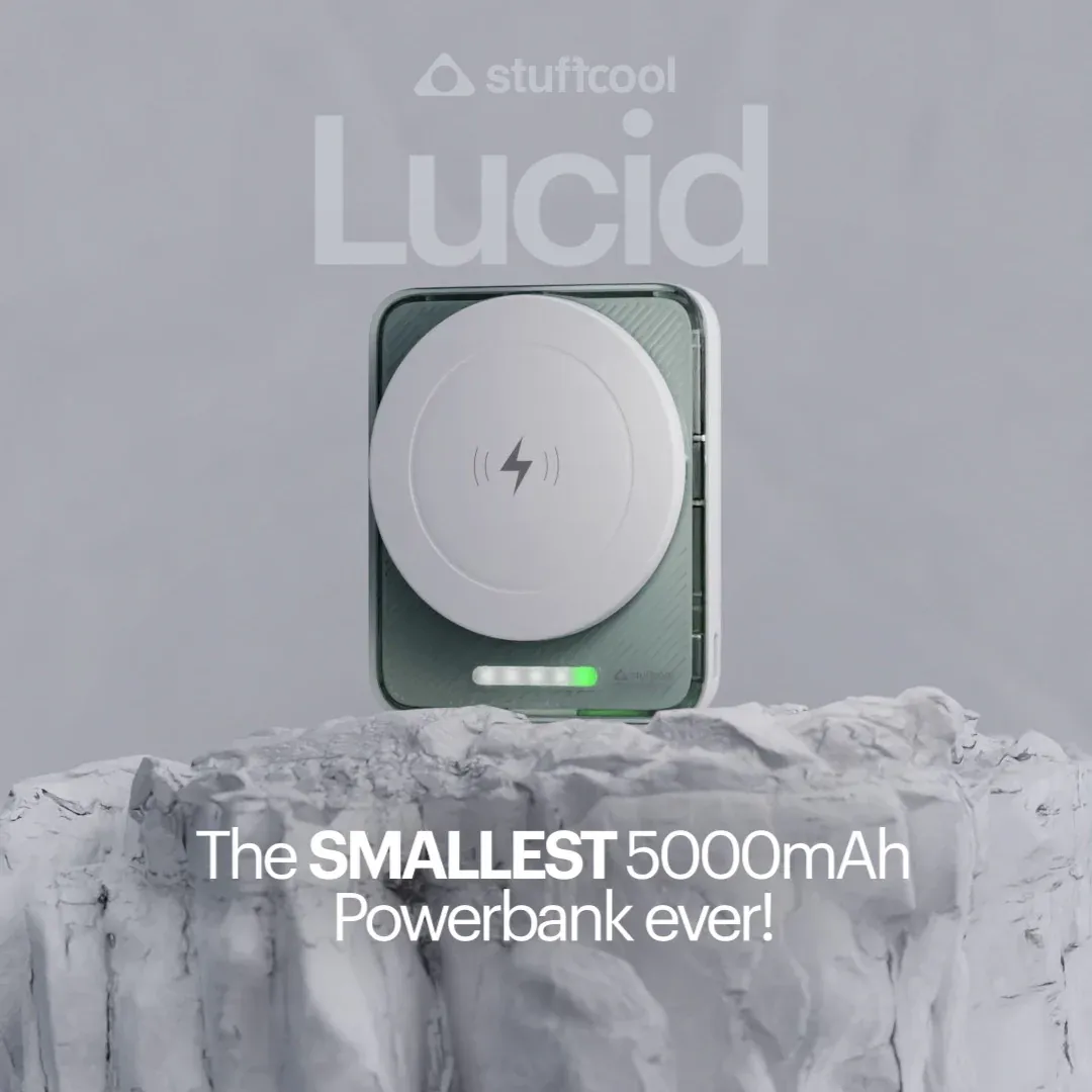 Stuffcool Lucid 15W Magnetic Wireless Powerbank 5000mAh Battery Capacity overview 1