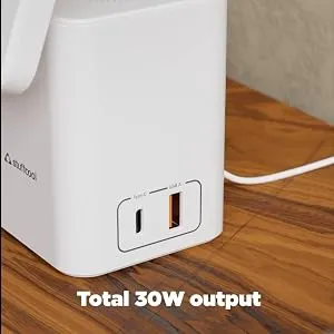 Stuffcool Magic 2 in 1 Magnetic Wireless Charging Station With Type C Ouput. overview 5