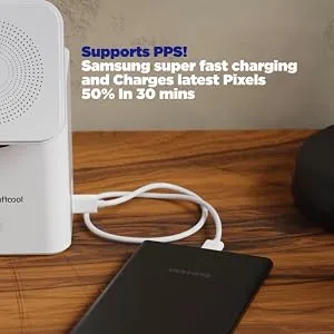 Stuffcool Magic 2 in 1 Magnetic Wireless Charging Station With Type C Ouput. overview 8