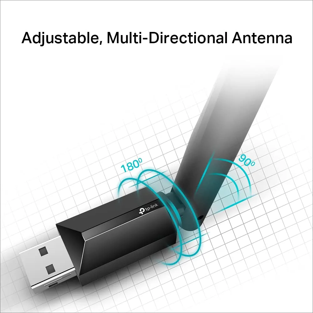 TP-Link Archer T2U Plus AC600 Wifi USB Adapter overview 3