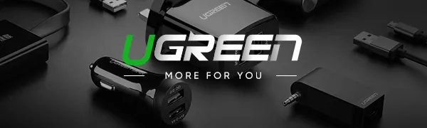 UGREEN Active HDMI to VGA Adapter Converter with 3.5 mm Audio Jack up to 1920 * 1080@60Hz for PC, Laptop, Ultrabook, Raspberry Pi, Chromebook (Black) overview 1