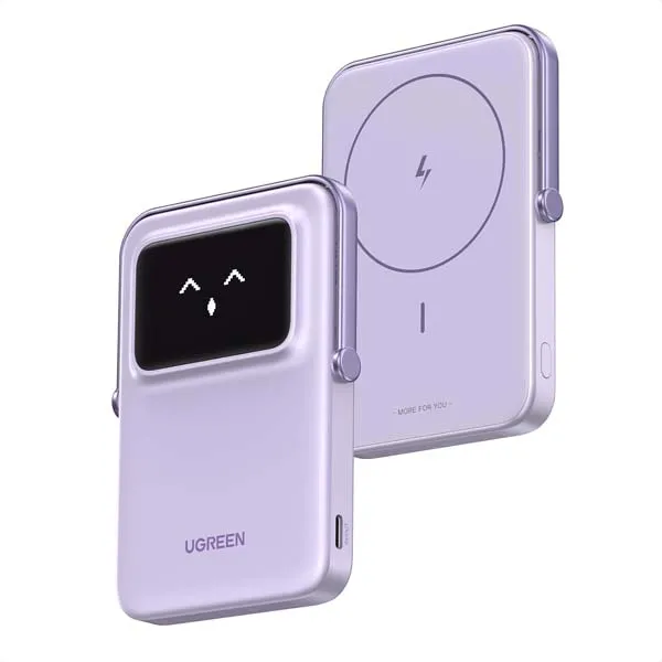 UGREEN PB571 5000mAh Uno Magsafe Power Bank Magnetic Portable Charger (Purple)