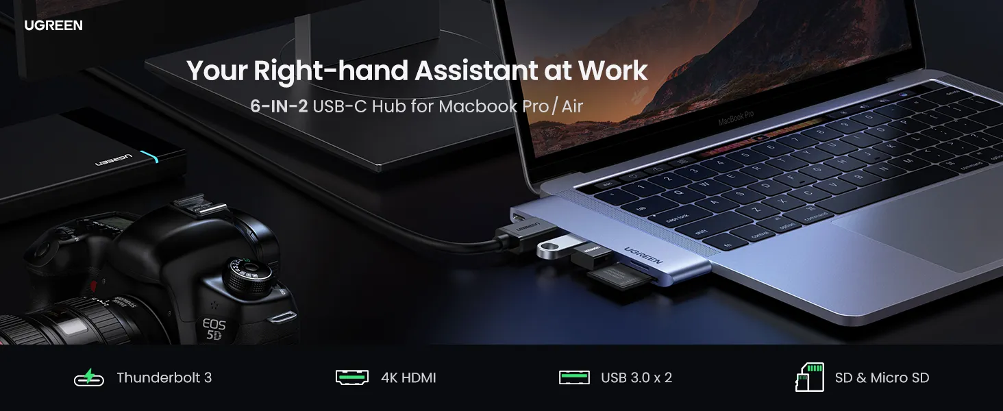 UGREEN USB-C Multifunction Adapter overview 1
