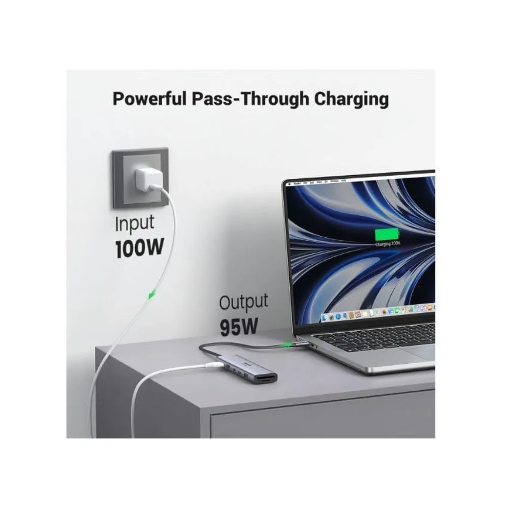 Ugreen 45521 7 in 1 USB-C Hub 4K HDMI Multiport Adapter with 100W PD (CM511) overview 1