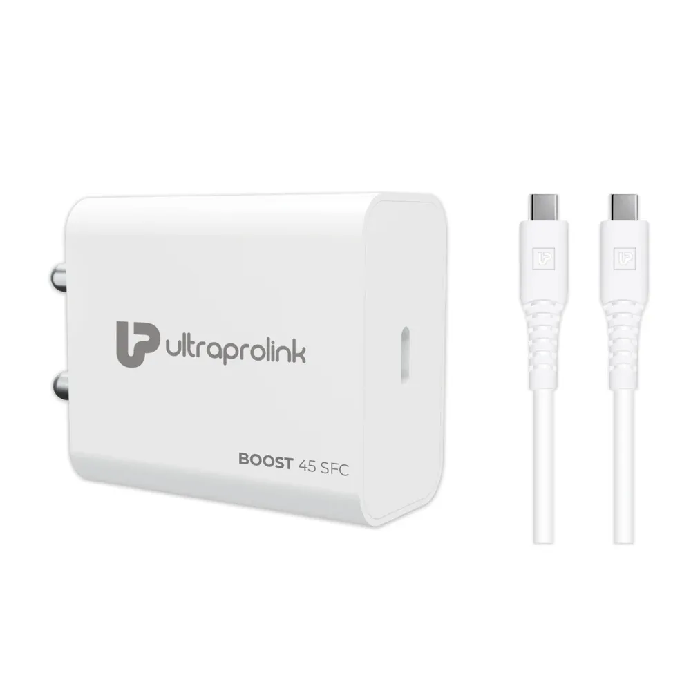 Ultra Prolink Boost 45 Super Fast Charger with Power Delivery UM1202C