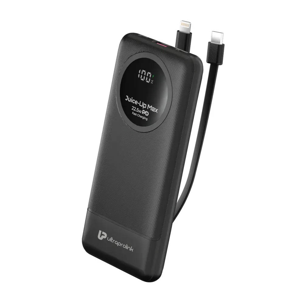 Ultra Prolink Juice Up Max 10000 Mah Power Bank (Black)