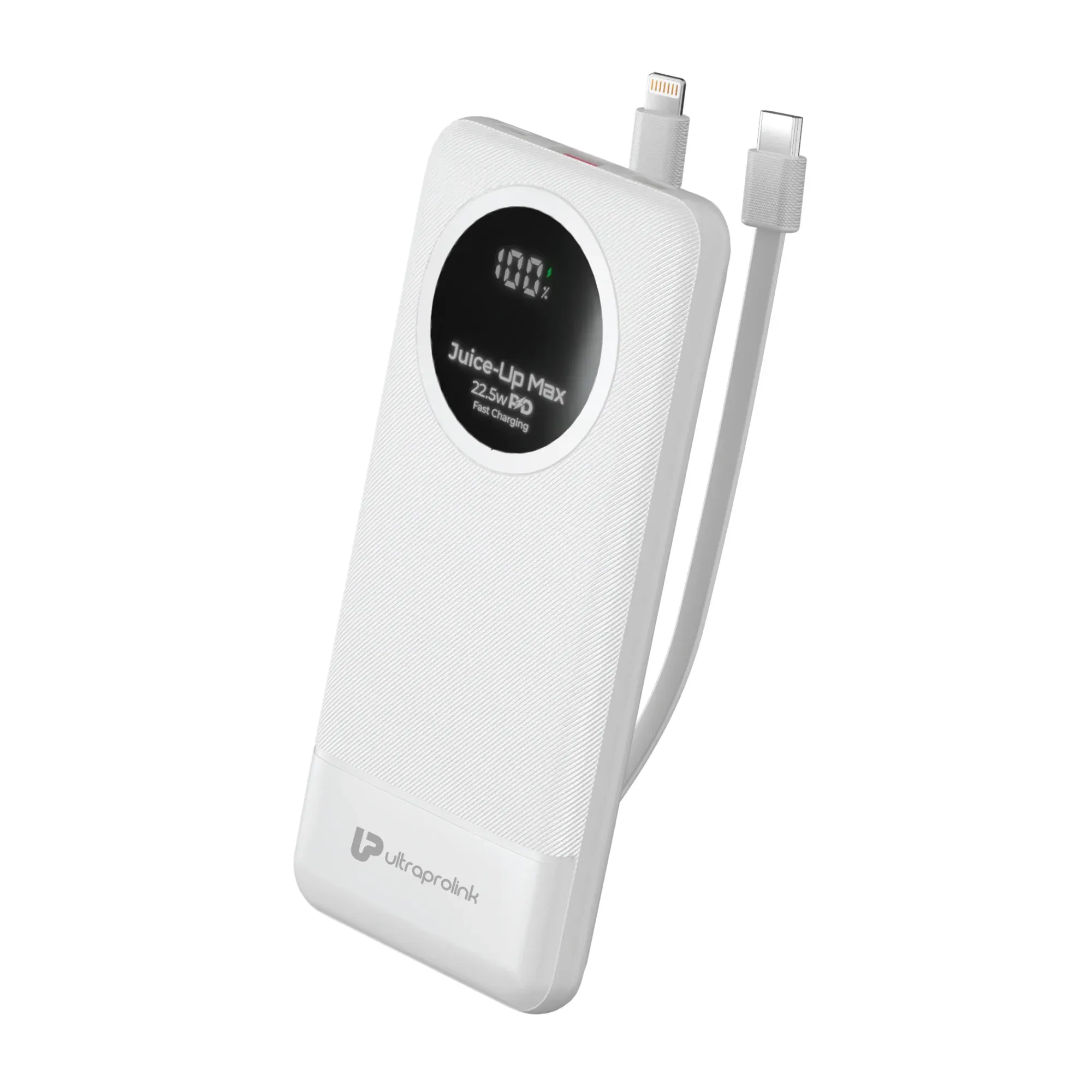 Ultra Prolink Juice Up Max 10000 Mah Power Bank (White)