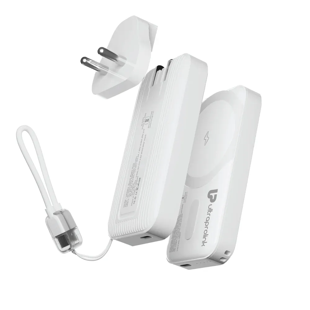 Ultra prolink Boost Blade Duo Slim Travel Charger & Magnetic Wireless PB UM1204