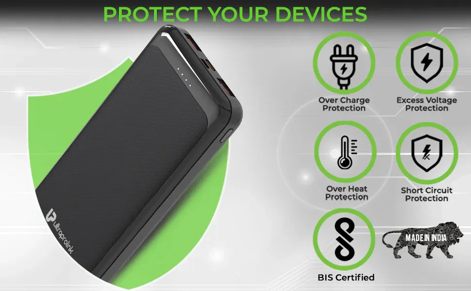 UltraProlink 10000mAh Slim 22.5W QC - PD - PPS Power Bank|Juice - Up Pronto UM1115BLK overview 2
