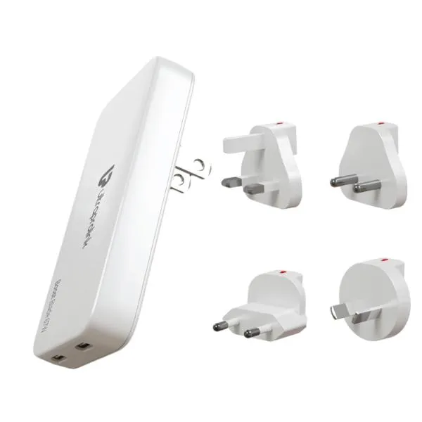 UltraProlink Boost Blade 67 Ultra-Slim 67W International World Travel Adapter & Charger UM1200WTA