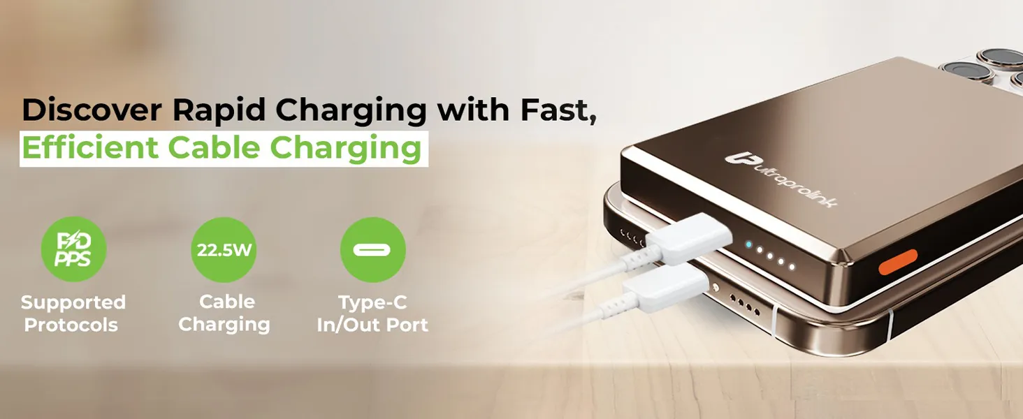 UltraProlink Juice-Up Mag 4 Wireless Magnetic Power Bank (10,000mAh) UM1124 overview 2