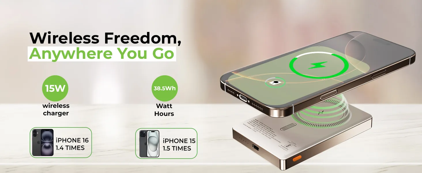 UltraProlink Juice-Up Mag 4 Wireless Magnetic Power Bank (10,000mAh) UM1124 overview 3