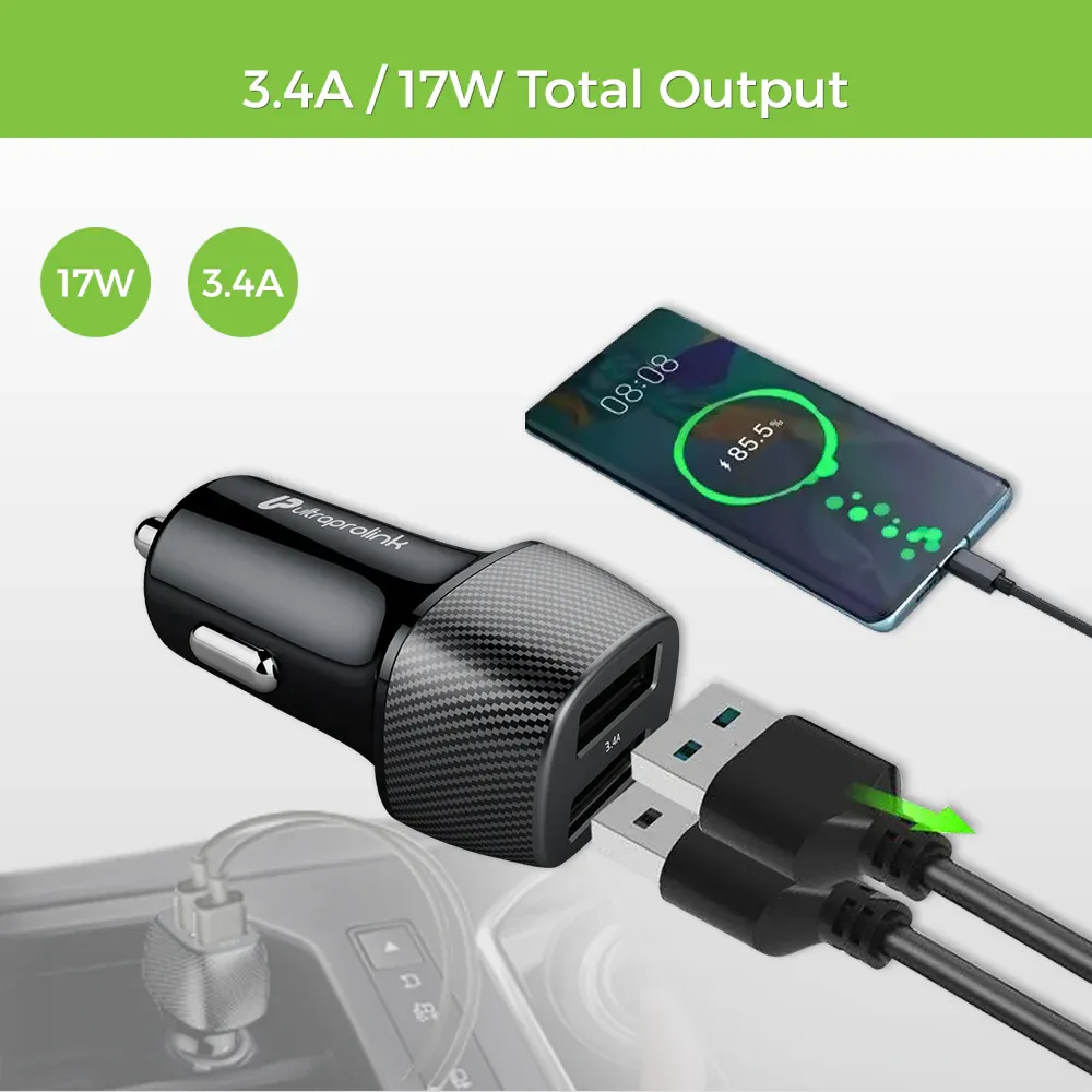 UltraProlink Mach 17 Car Charger overview 1