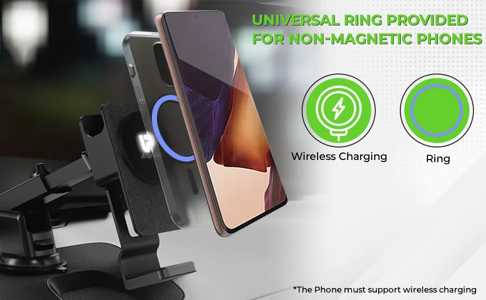 UltraProlink Vylis 20W Mag-Safe Wireless 3-in-1 Car Charger UM1140 overview 3