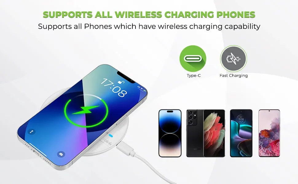 UltraProlink Vylis Plate 15 Wireless Charger UM1006DW overview 3