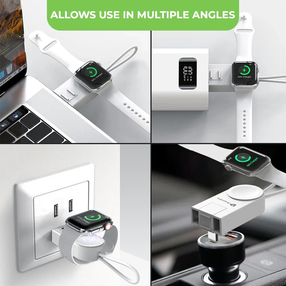Ultraprolink Vylis Plug-In 2 in1 Wireless charger for iWatch UM1006AW overview 3