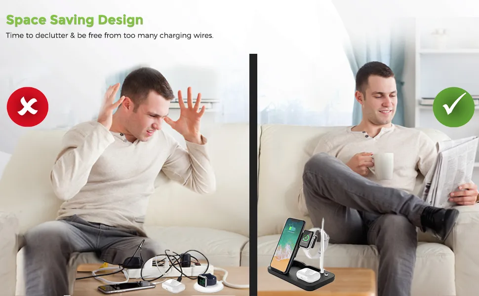 Ultraprolink Vylis15 4-in-1 Wireless Dock 15W Wireless Charger UM1006N overview 2
