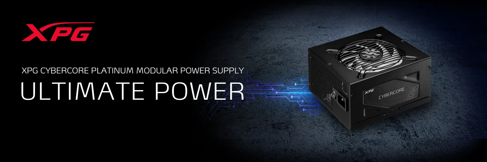 Adata XPG CYBERCORE ATX Modular Power Supply 1000 Watt - 80 Plus Platinum Certified overview 1