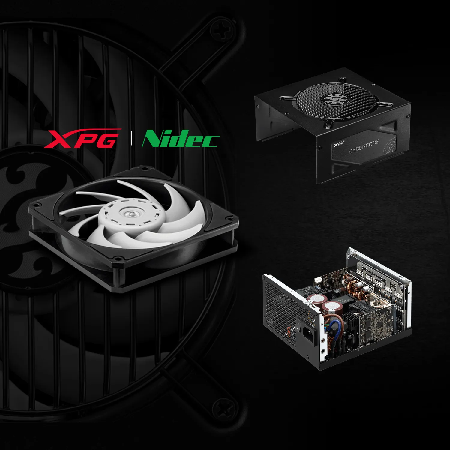 Adata XPG CYBERCORE ATX Modular Power Supply 1000 Watt - 80 Plus Platinum Certified overview 2