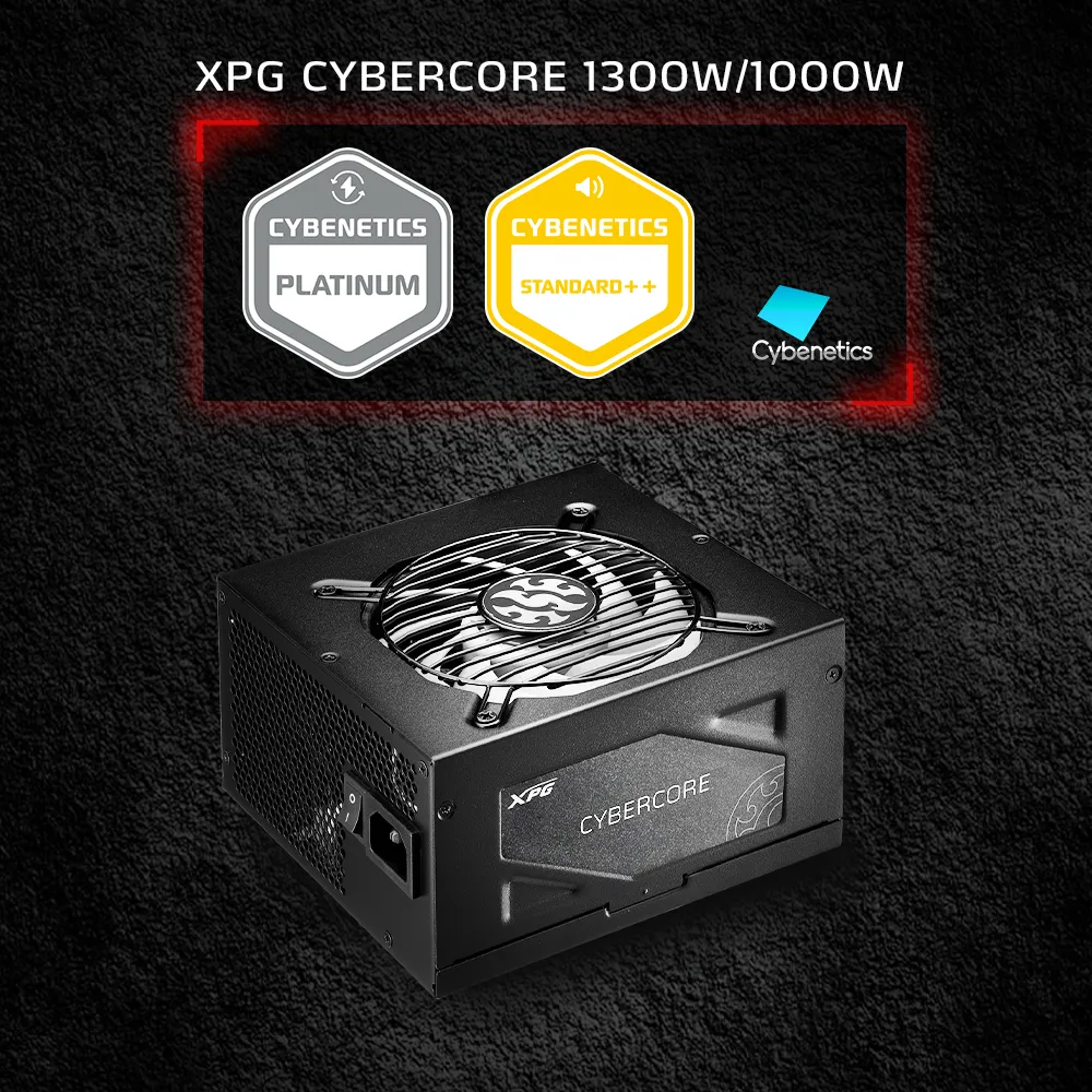 Adata XPG CYBERCORE ATX Modular Power Supply 1000 Watt - 80 Plus Platinum Certified overview 3