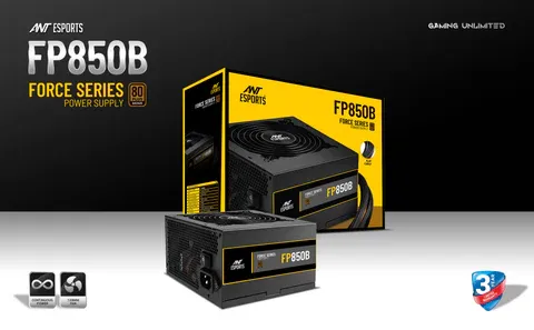 Ant Esports FP850B 80 Plus Bronze Gaming PSU overview 1