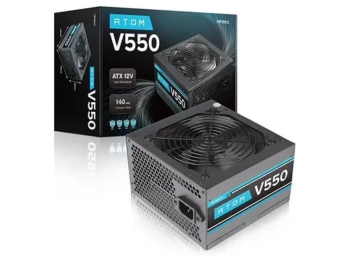 Antec Atom V550 V2 SMPS overview 1