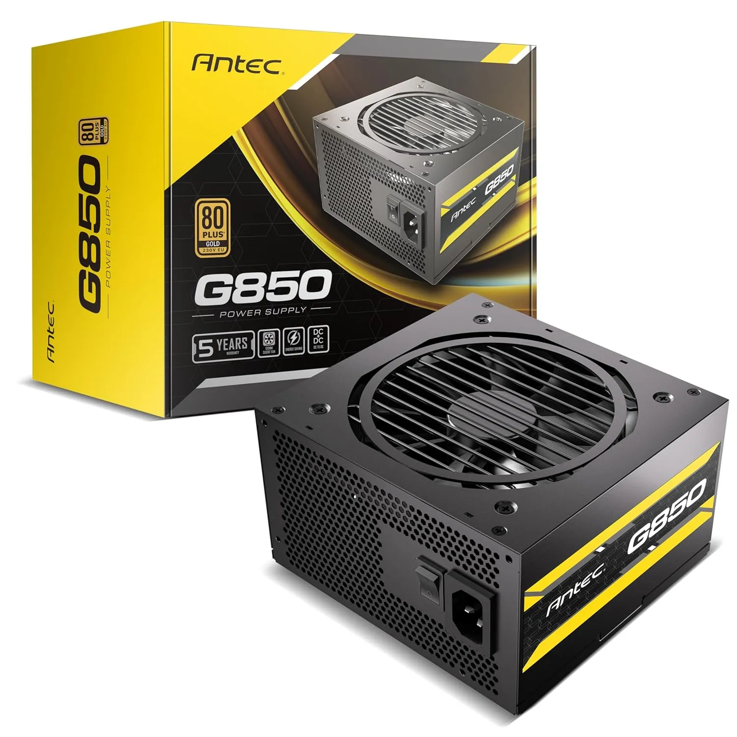 Antec G850 850 Watt 80 Plus Gold SMPS overview 1