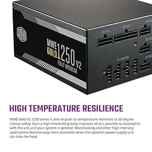 Cooler Master MWE 1250 V2 ATX3.0 1250 Watt 80 Plus Gold SMPS overview 4