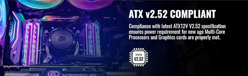 Cooler Master MWE 450 V2 80 Plus Bronze SMPS overview 3