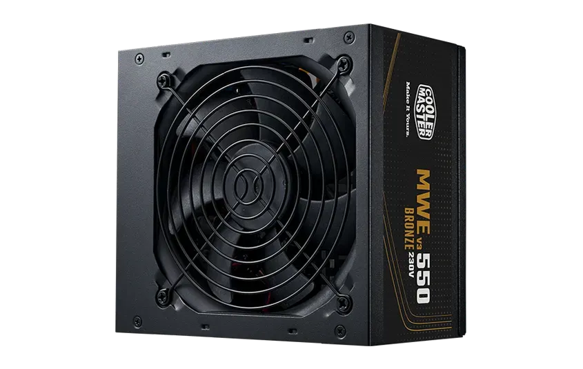 Cooler Master MWE 550 V3 ATX 3.1 230V 80 Plus Bronze SMPS overview 2