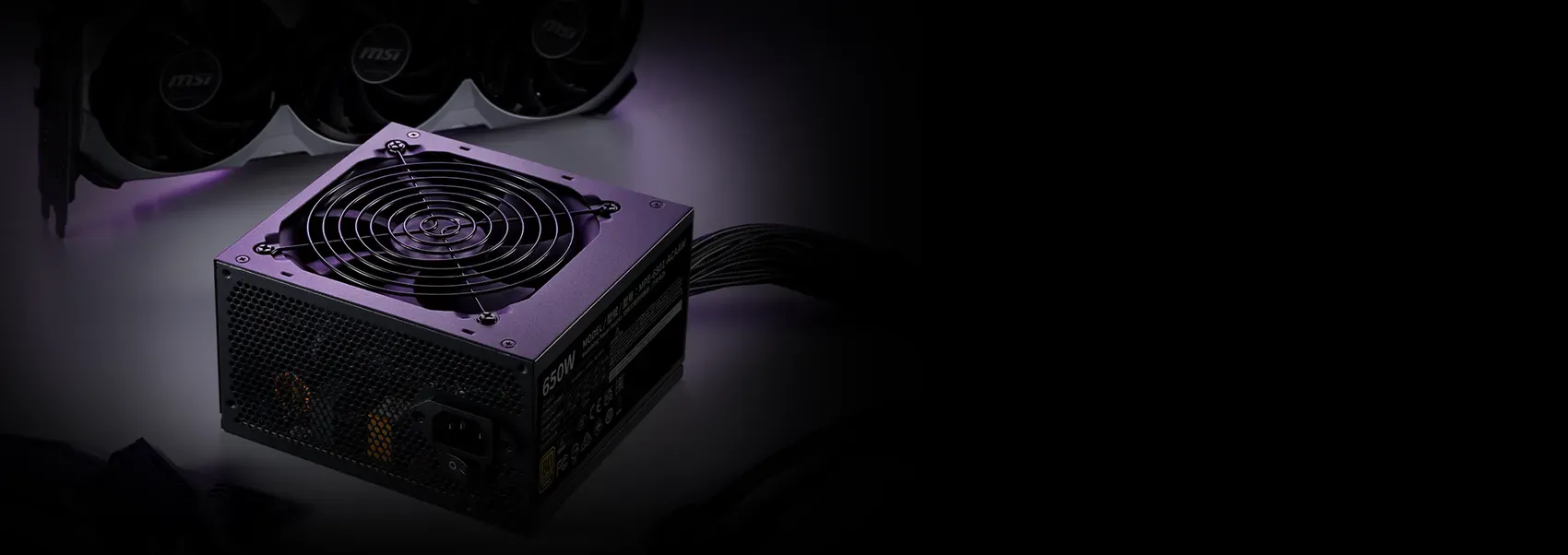Cooler Master MWE Bronze 650 V3 ATX 3.1 80 Plus Bronze SMPS overview 1