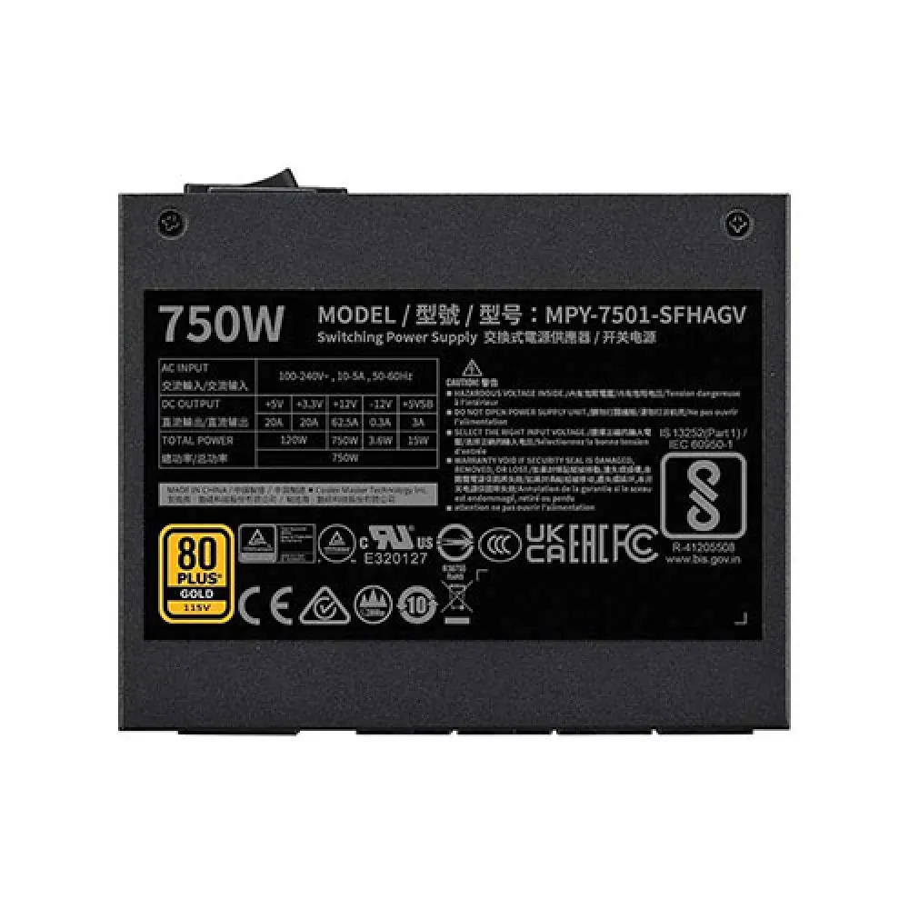 Cooler Master V750 SFX Gold ATX 3.1 Full Modular Power Supply overview 1