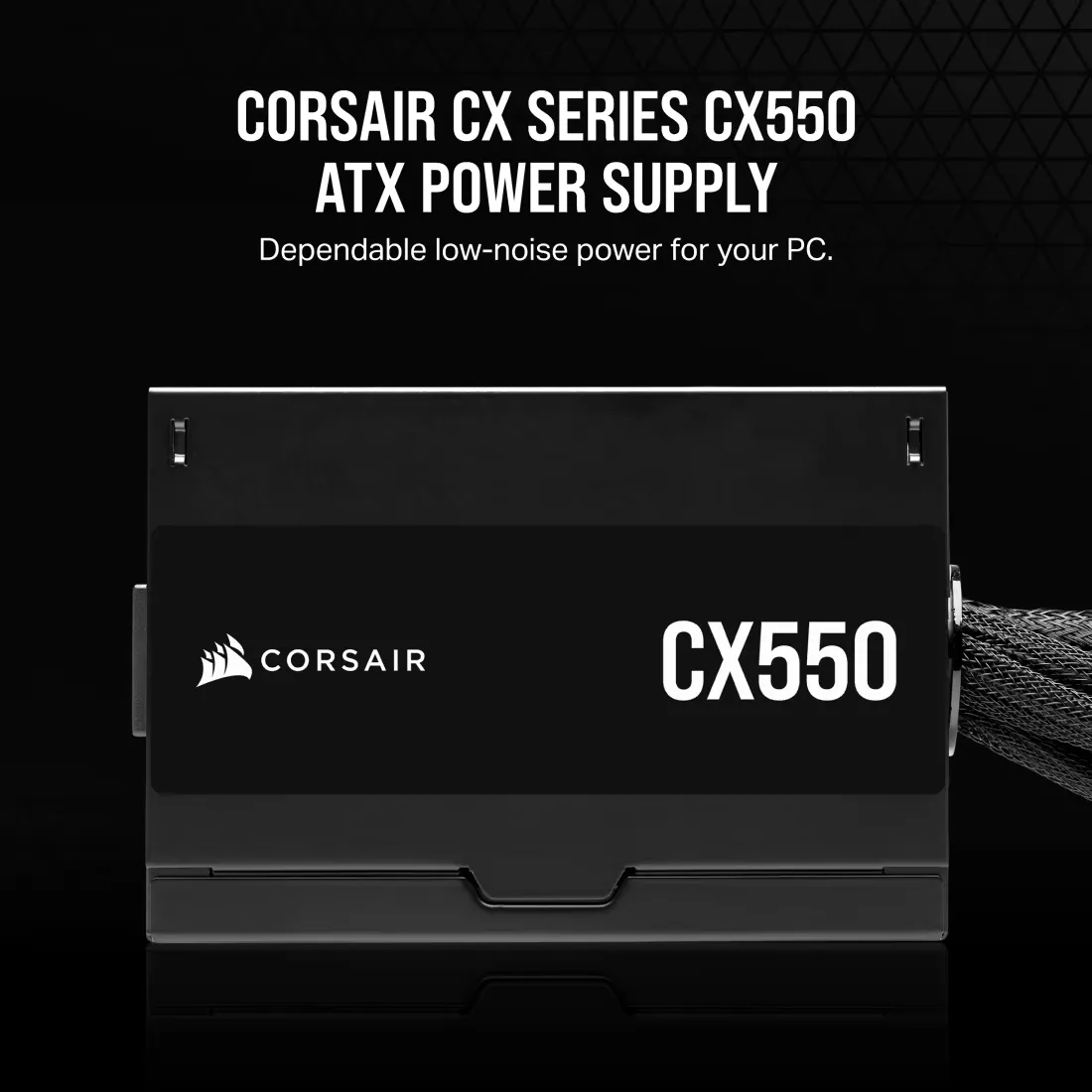 Corsair CX550 550 Watt 80 Plus Bronze SMPS overview 1