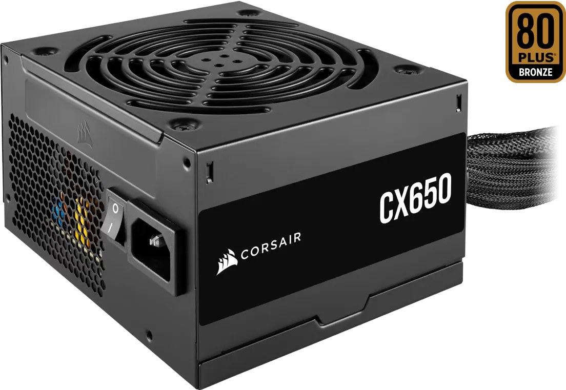 Corsair CX650 650 Watt 80 Plus Bronze SMPS overview 3
