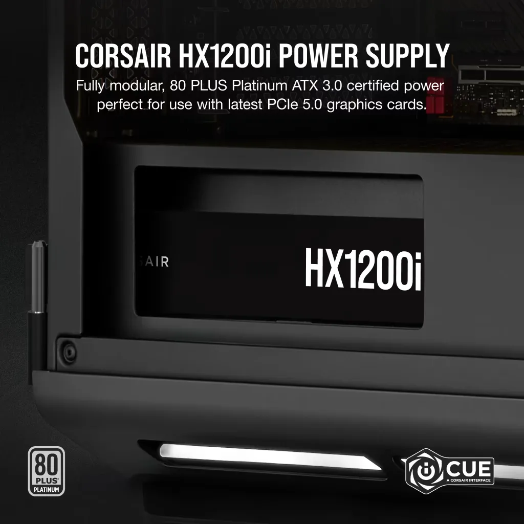 Corsair HX1200i 1200 Watt ATX 3.0 80 Plus Platinum SMPS overview 1