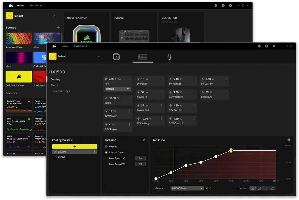 Corsair HX1200i 1200 Watt ATX 3.0 80 Plus Platinum SMPS overview 9