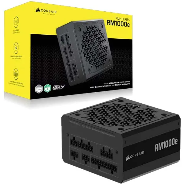 Corsair RMe Series RM1000e Fully Modular Low-Noise ATX Power Supply (CP-9020297-IN)