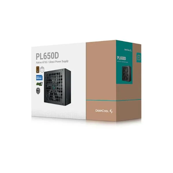 Deepcool PL650D ATX 3.1 Bronze 650 Watt SMPS