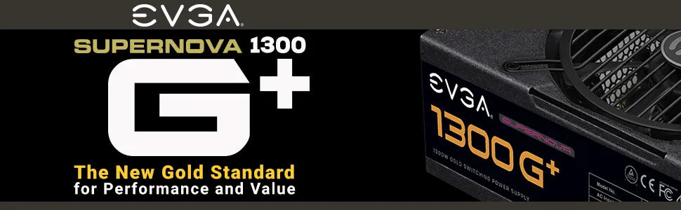 EVGA Supernova 1300G+ 80+ Gold 1300W ATX 2.0 Fully Modular Power Supply overview 1