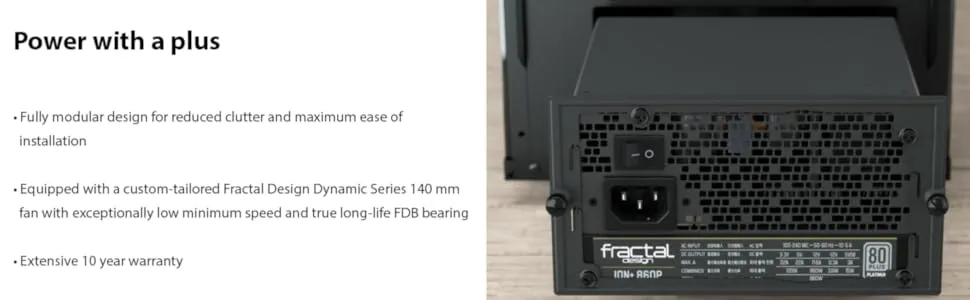 Fractal Design Ion+ 560 Watt 80 Plus Platinum SMPS overview 1