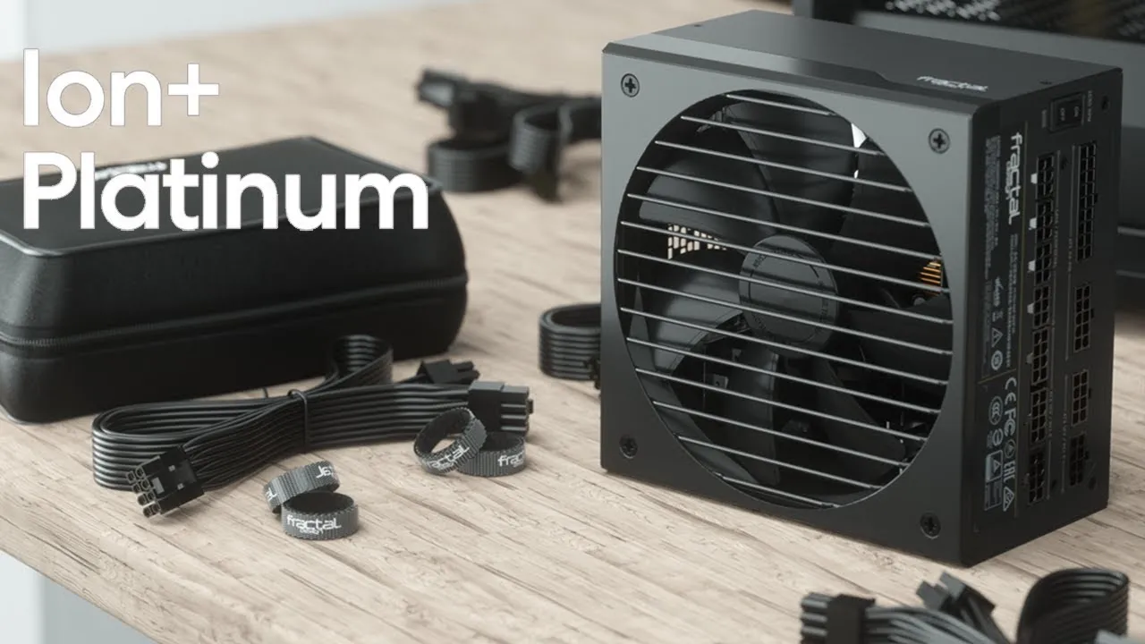 Fractal Design Ion+ 660 Watt 80 Plus Platinum SMPS overview 1