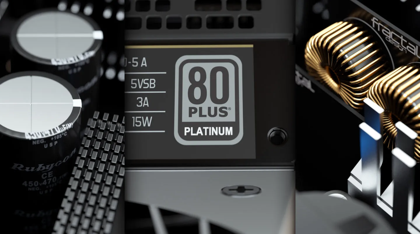Fractal Design Ion+ 660 Watt 80 Plus Platinum SMPS overview 4
