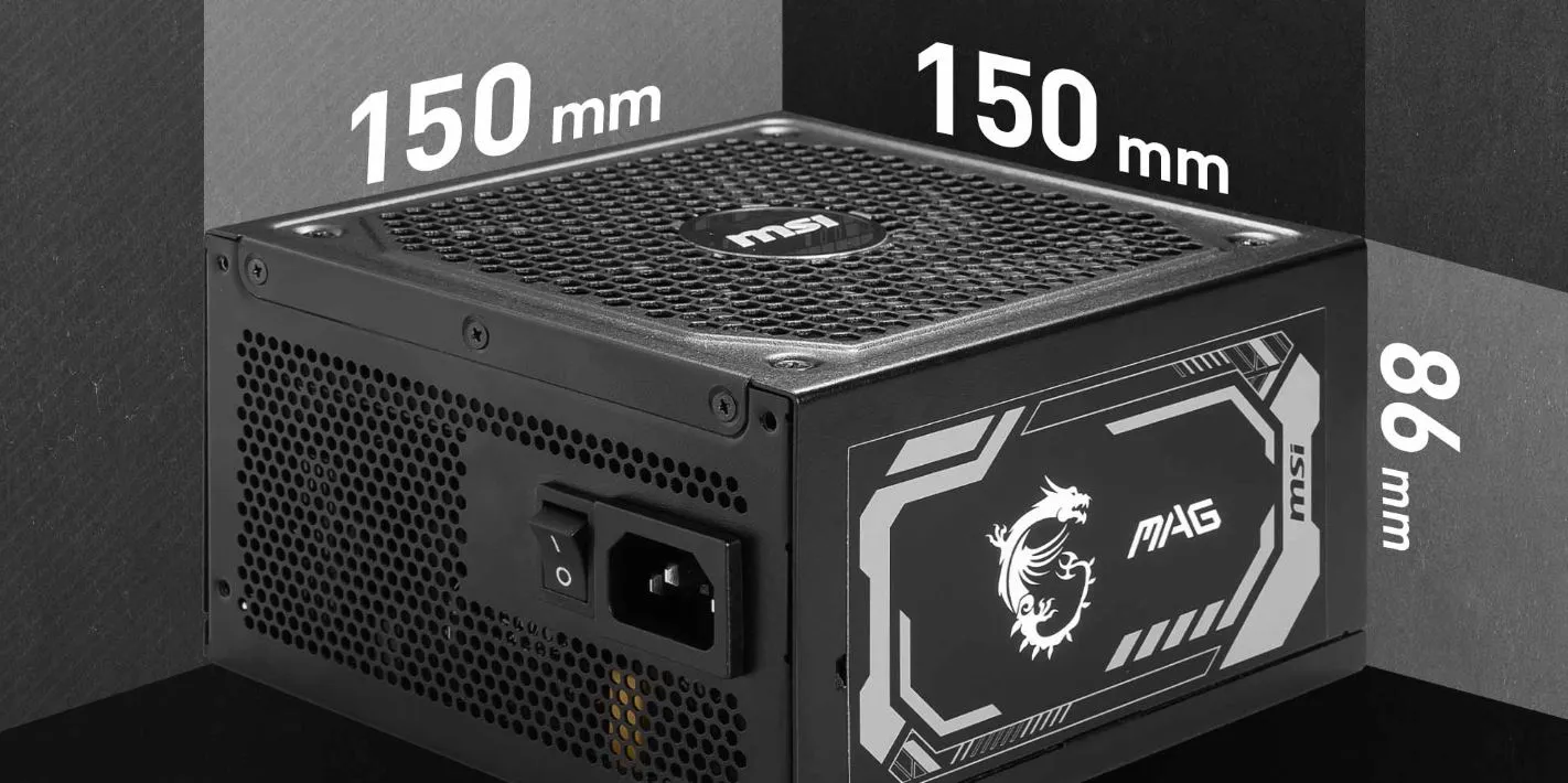 MSI MAG A1000GL 1000 Watt PCIe5 80 PLUS Gold Modular Power Supply overview 5