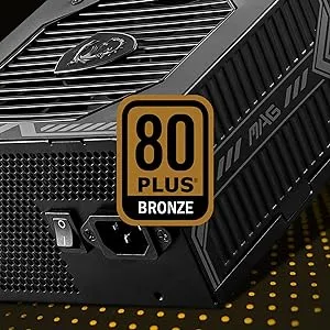 MSI MAG A650BN 650 Watt 80 Plus Bronze Power Supply overview 2