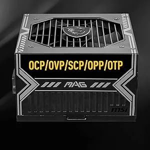 MSI MAG A650BN 650 Watt 80 Plus Bronze Power Supply overview 5