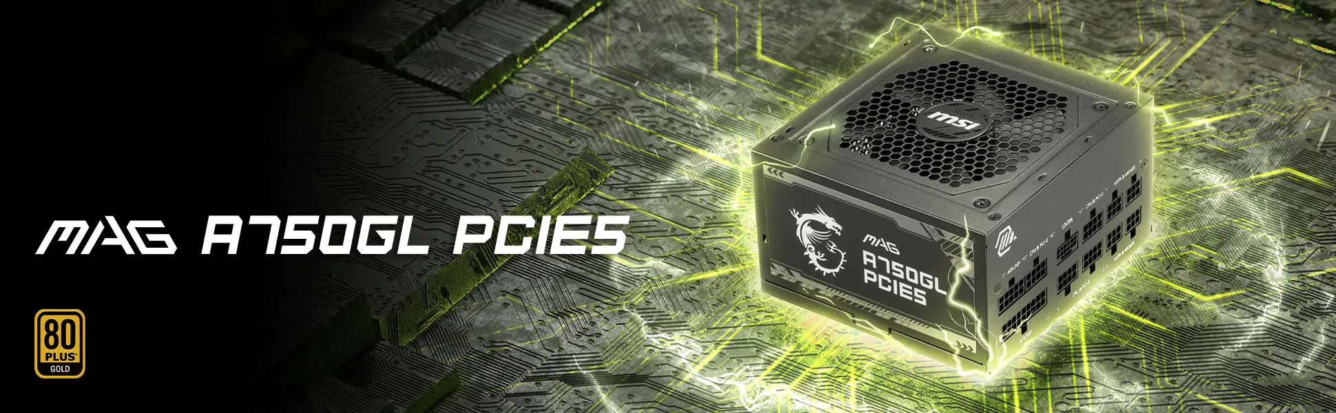 MSI MAG A750GL PCIE5 ATX 3.1 Fully Modular Smps overview 1