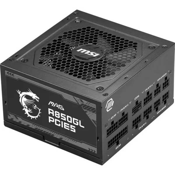 MSI Mag A850GL PCIE5.1 ATX 3.1 Gold Fully Modular SMPS