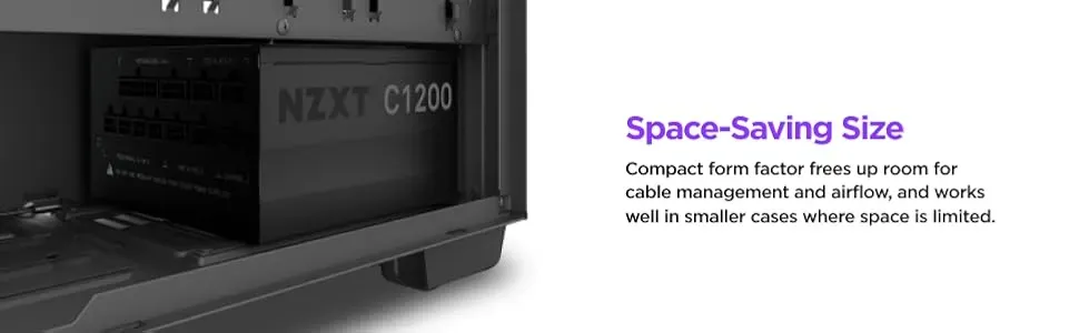 NZXT C1200 ATX 3.0 - 1200 Watt 80 Plus Gold Fully Modular SMPS overview 5